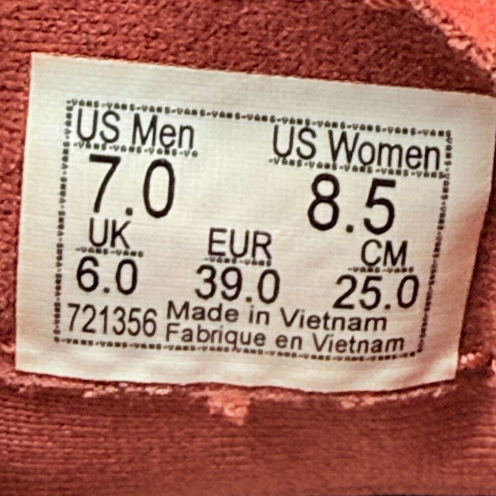 Vans Crosspath MTE Marmalade Orange Men 7 Women 8.5 New - Picture 8 of 12
